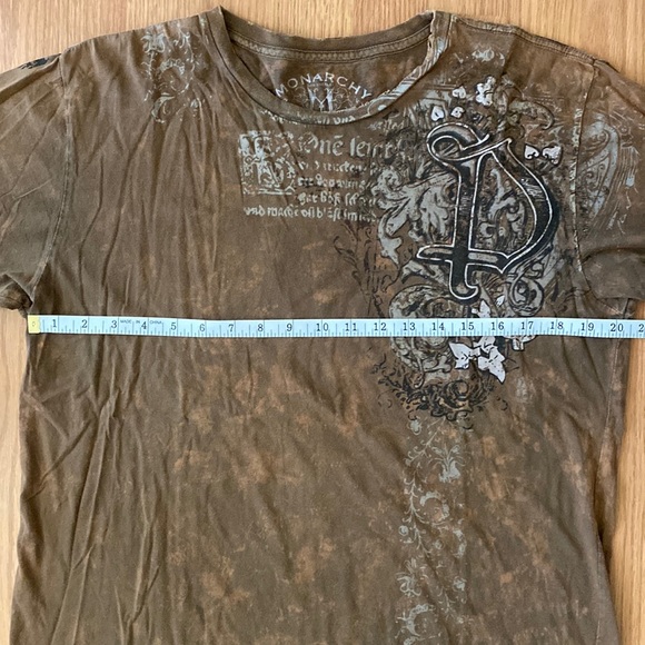 ❤️ Monarchy Los Angeles Distressed Tee Graphic Size XL - Picture 5 of 7
